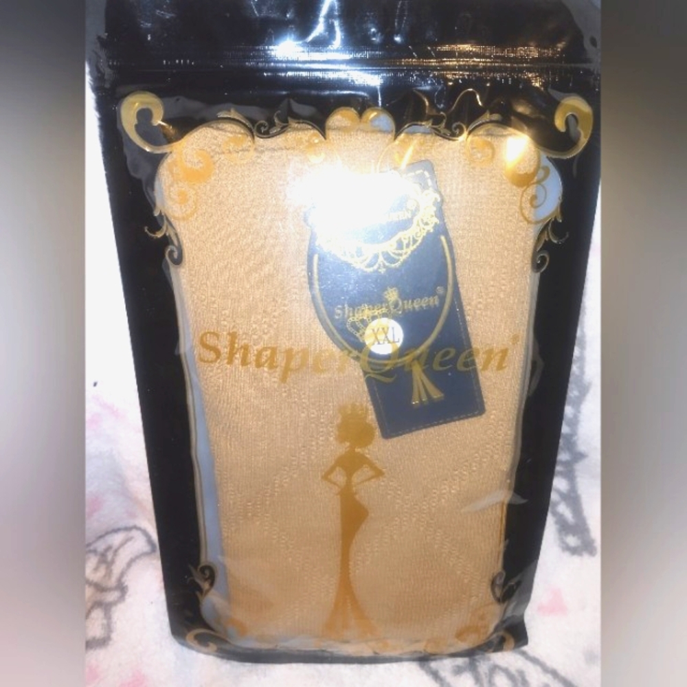 🌹NWT Sharper Queen Womens Tan Shapewear underwear Size XXL